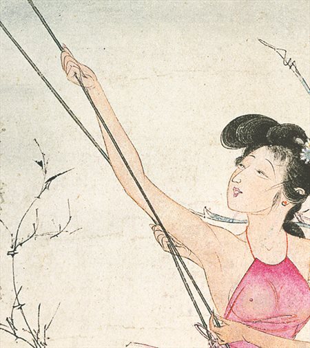 昭平县-胡也佛的仕女画和最知名的金瓶梅秘戏图